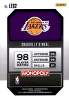2024-25 Panini Prizm Monopoly #LEG2 Shaquille O'Neal Legends